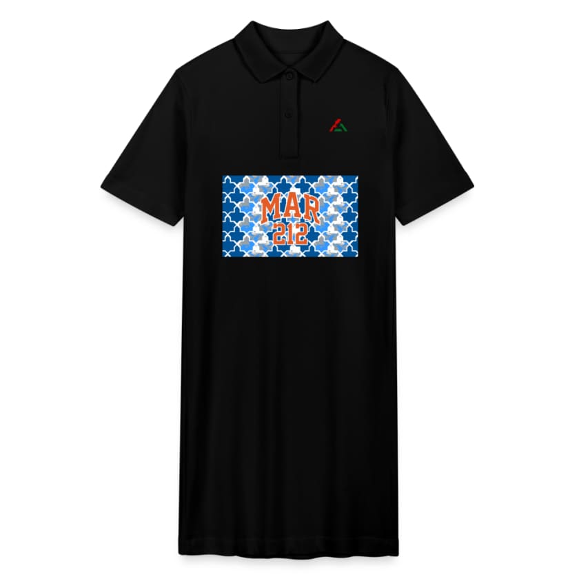 Robe polo MAR212 bio - noir