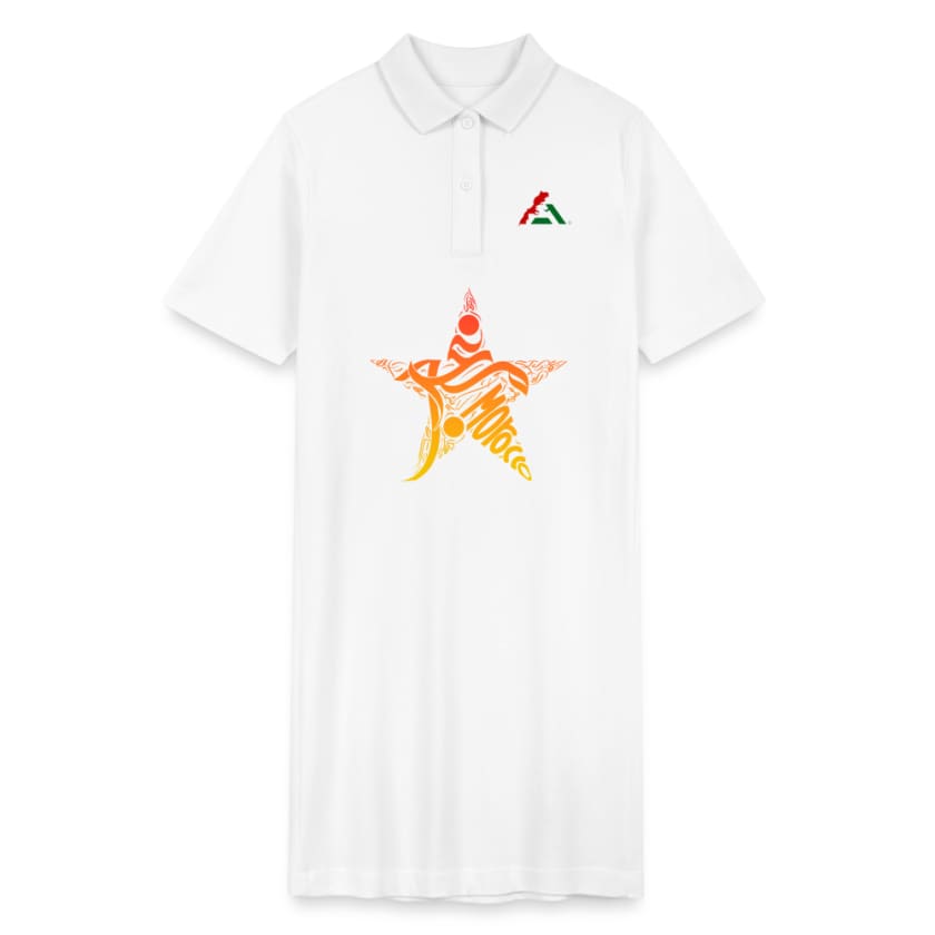 Robe polo Moghrib - blanc
