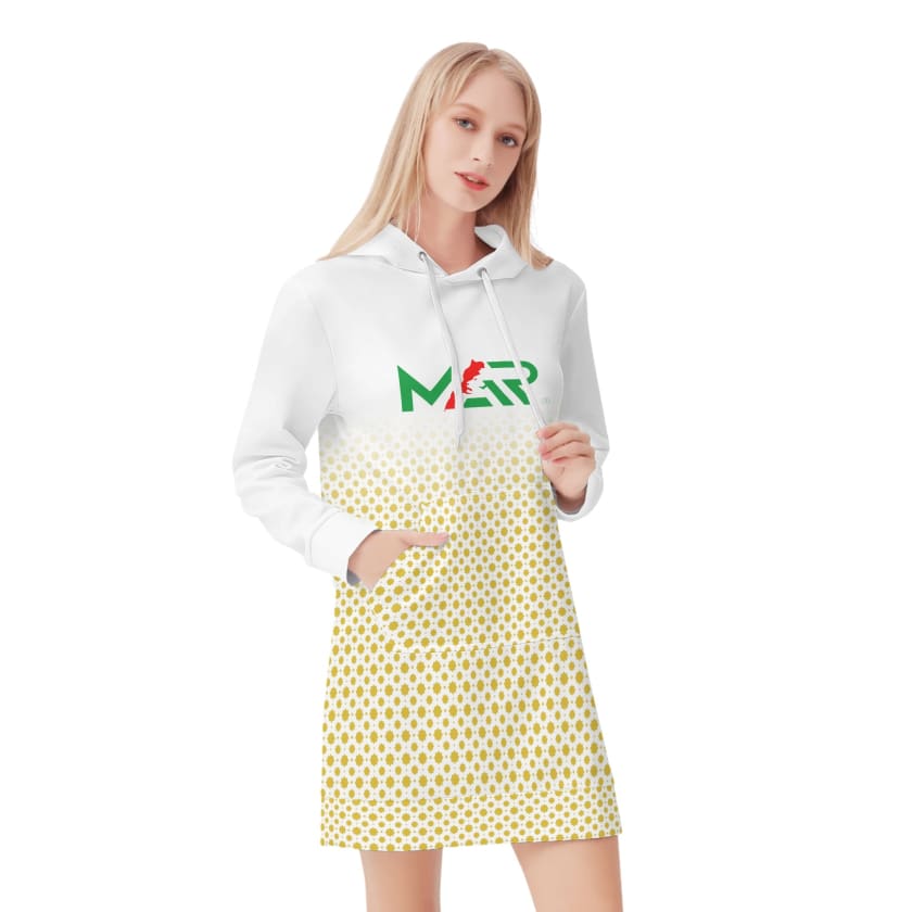 Robe sweat à capuche