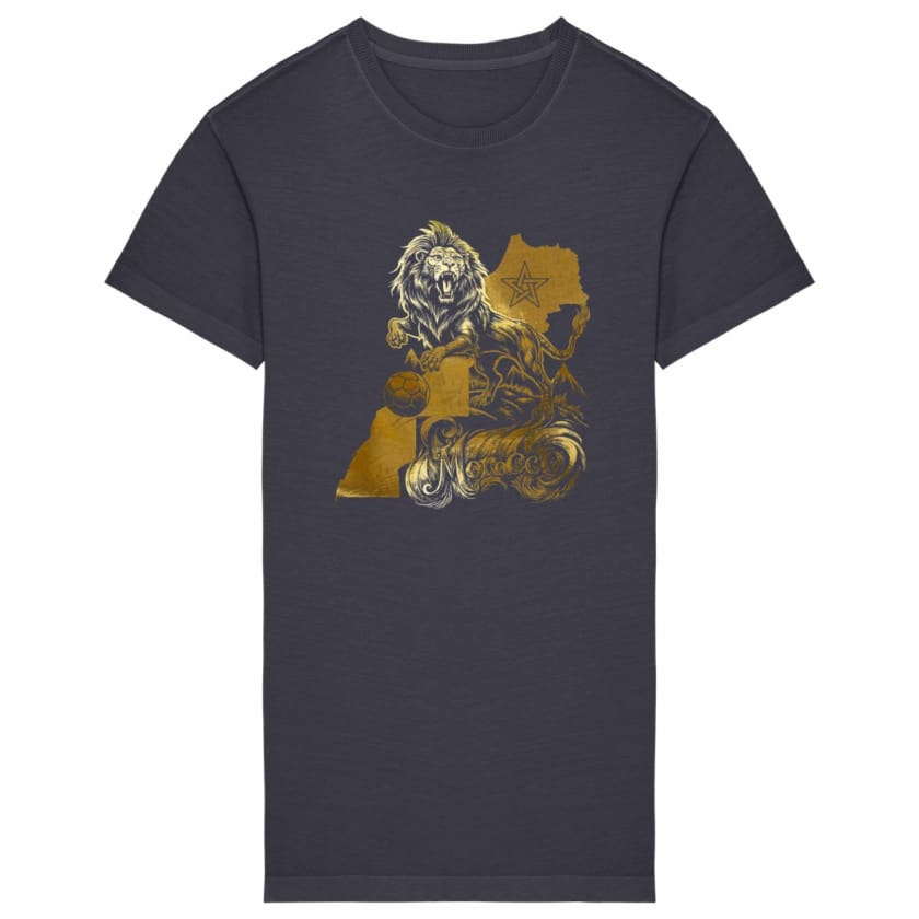 Robe T-shirt Lion Atlas gold Morocco