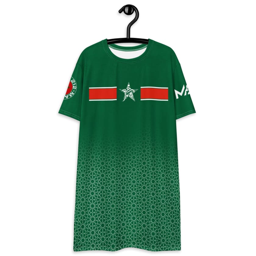 Robe-T-shirt Maillot Maroc motif zellige Marocain