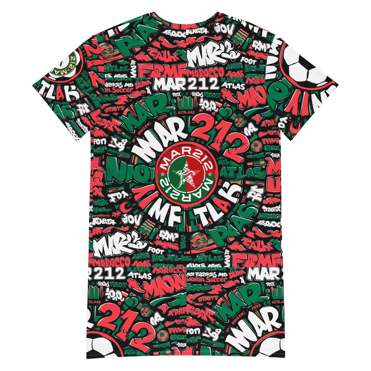 Robe T-shirt supporter Marocain citation samho lina