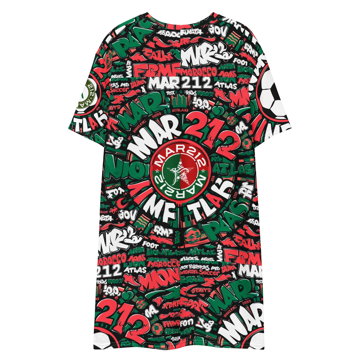 Robe T-shirt supporter Marocain citation samho lina