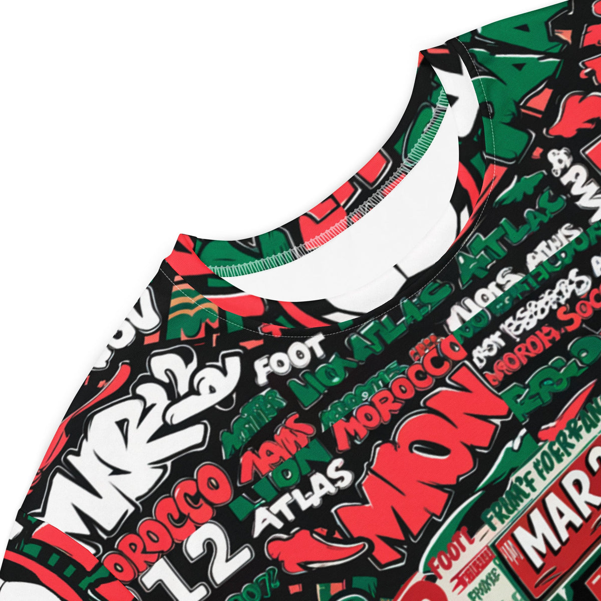 Robe T-shirt supporter Marocain citation samho lina