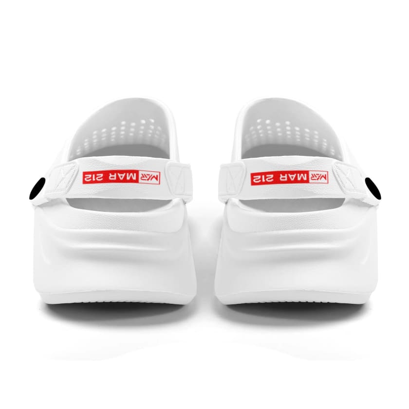 Sabots blancs MAR212 à enfiler pour adultes