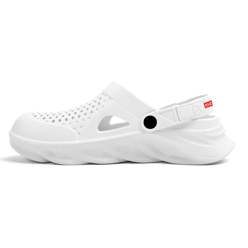 Sabots blancs MAR212 à enfiler pour adultes