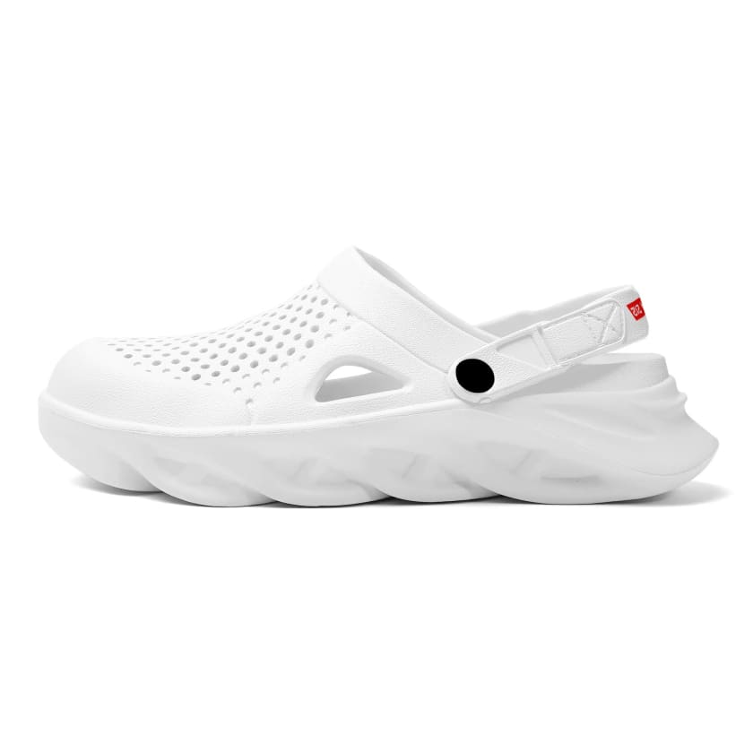 Sabots blancs MAR212 à enfiler pour adultes