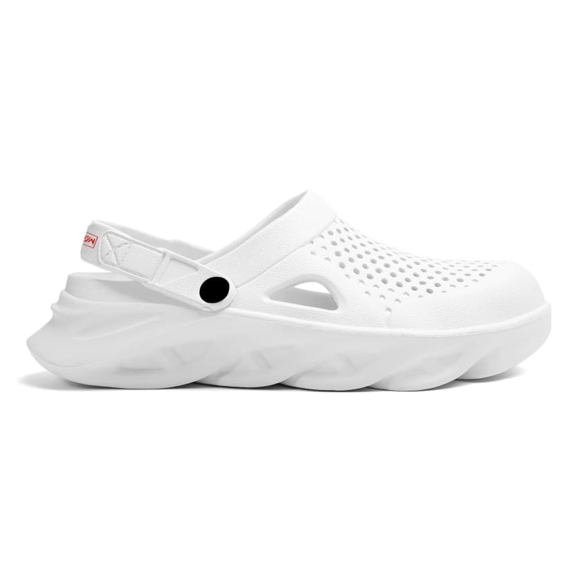 Sabots blancs MAR212 à enfiler pour adultes