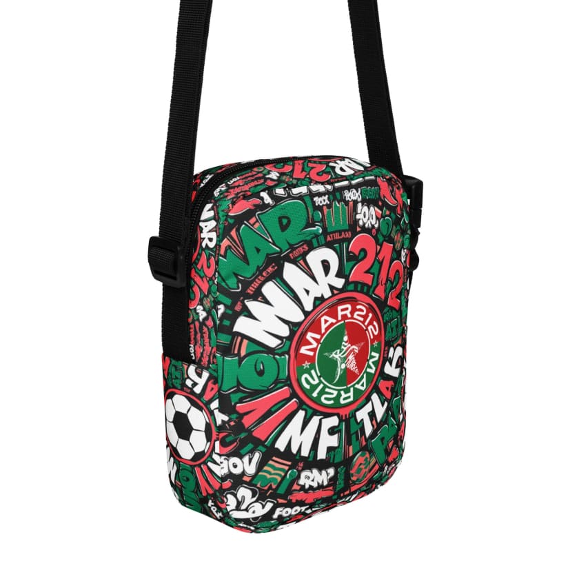 Sac à bandoulière citation foot Maroc