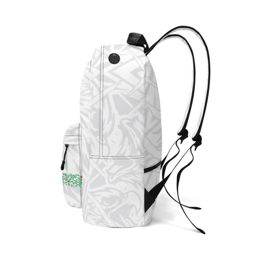 Sac à dos MAR blanc en cuir 17 pouces