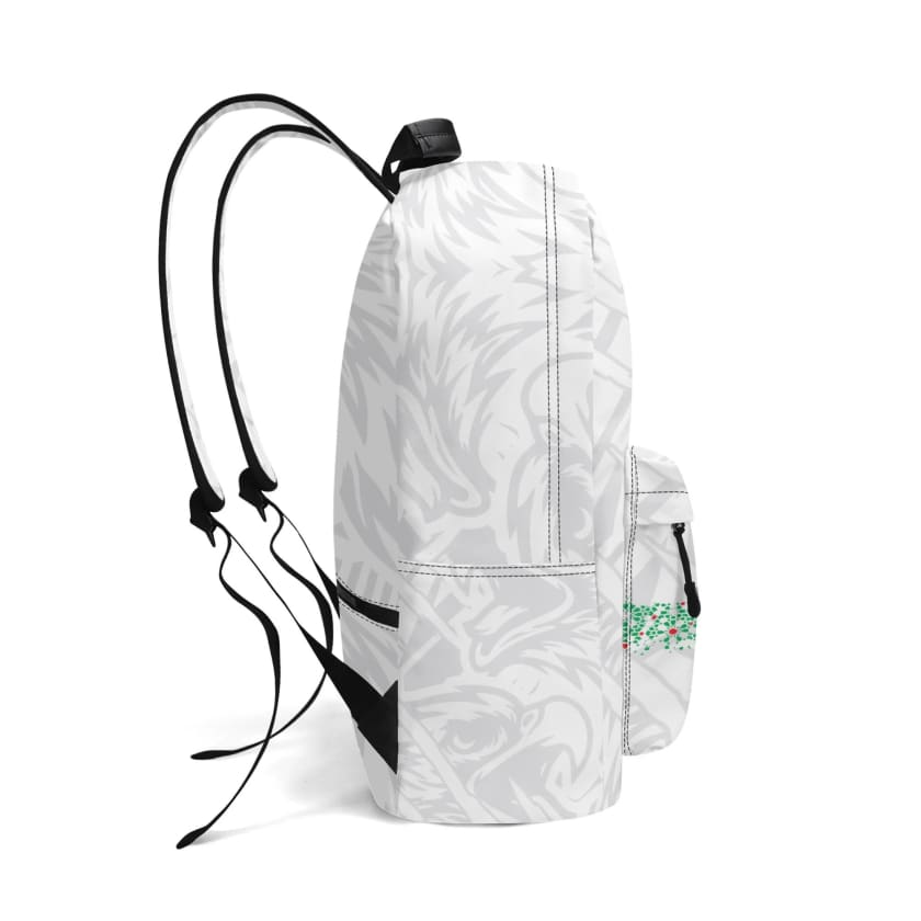 Sac à dos MAR blanc en cuir 17 pouces