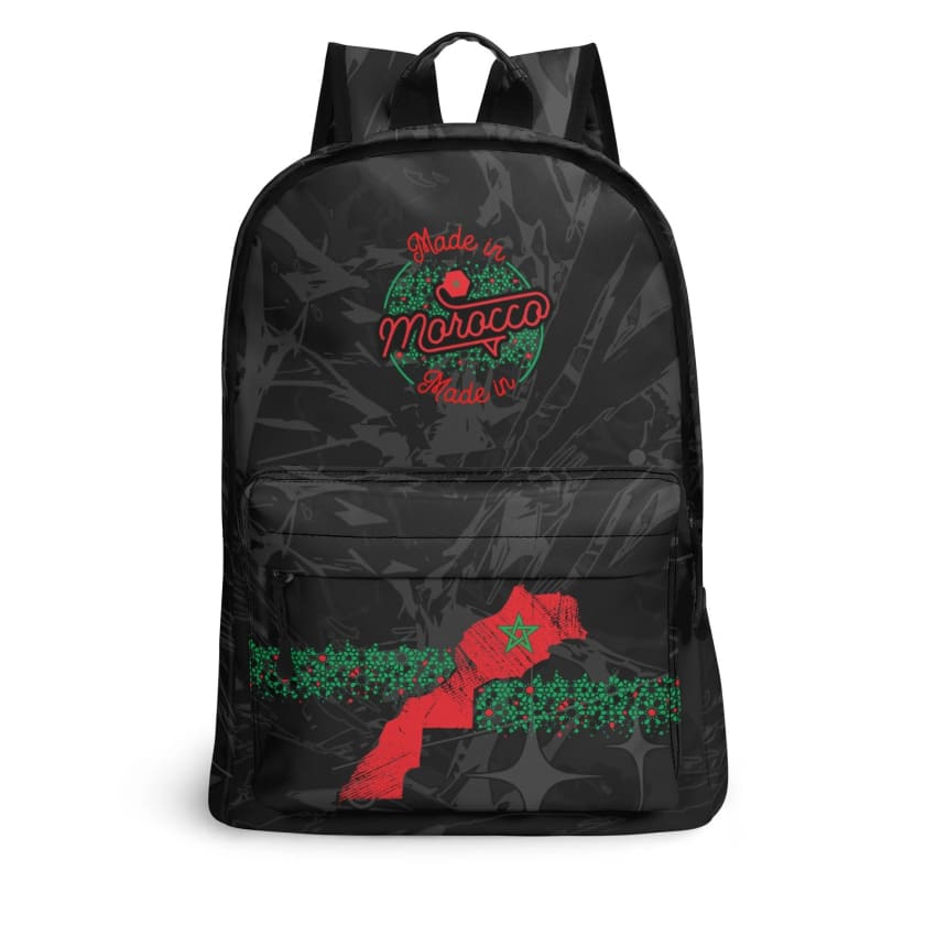 Sac à dos MAR Noir en cuir 17 pouces