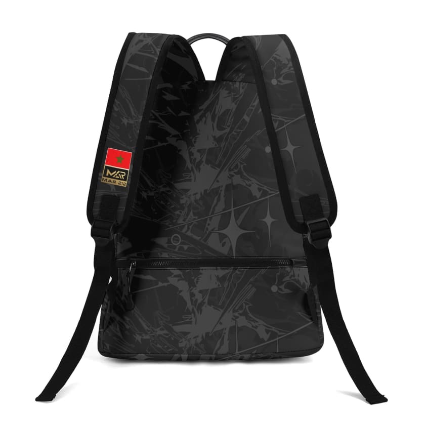 Sac à dos MAR Noir en cuir 17 pouces