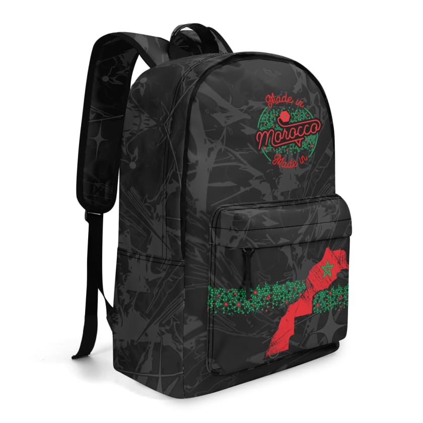 Sac à dos MAR Noir en cuir 17 pouces