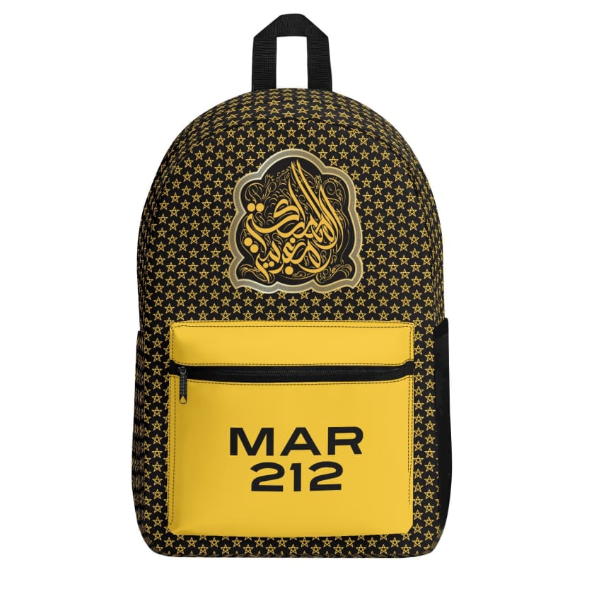 Sac à dos MAR212 vintage en polyester imprimé