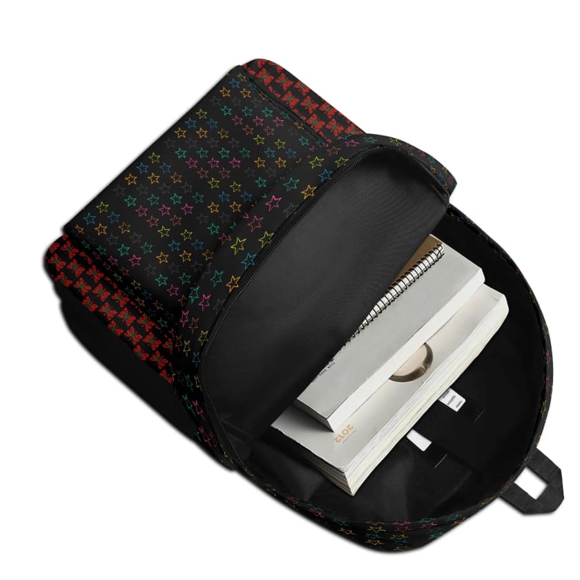 Sac à dos MAR212 vintage en polyester motif berbère marocain