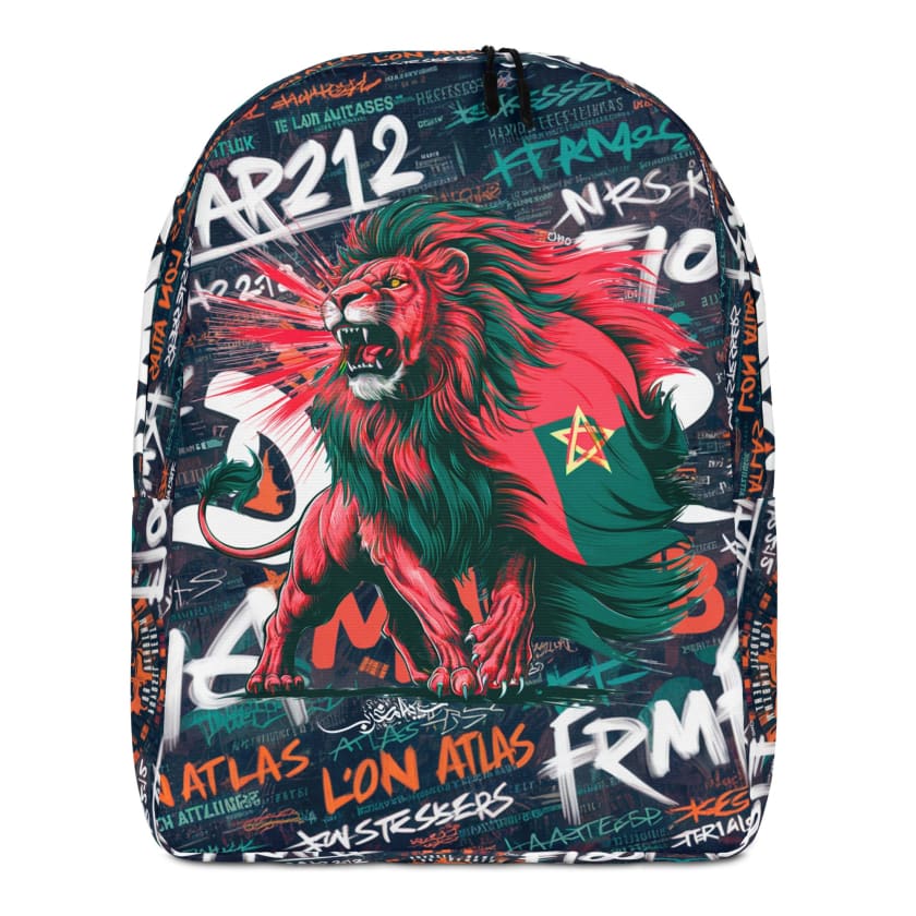 Sac à dos minimaliste Lion Morocco