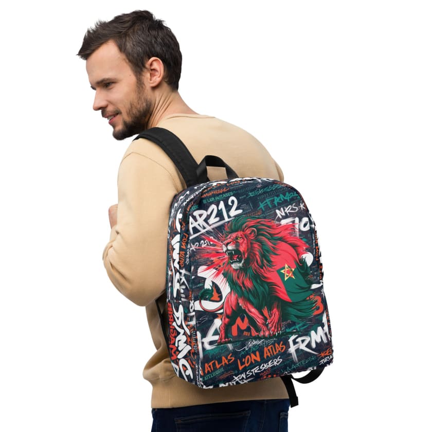 Sac à dos minimaliste Lion Morocco