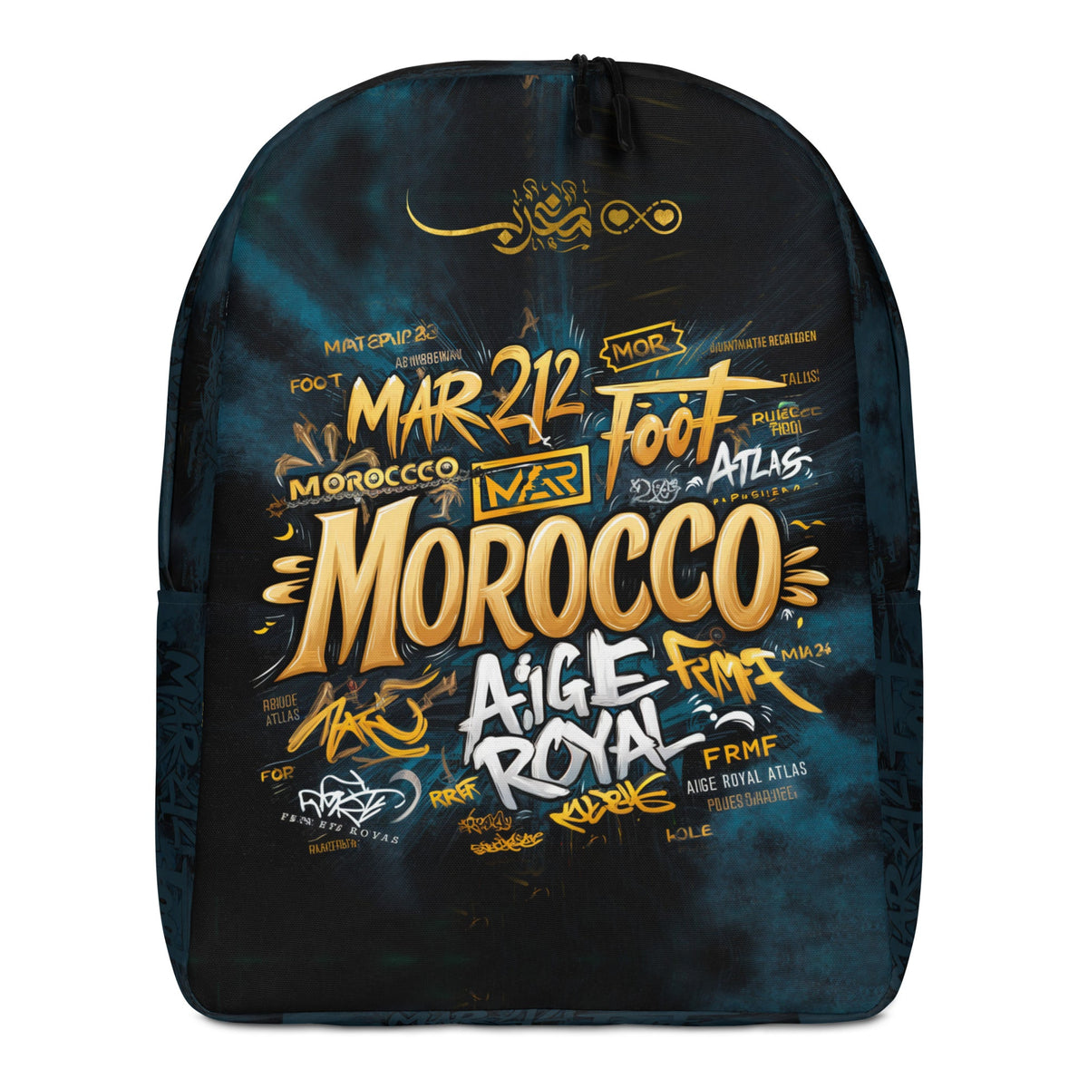 Sac à dos minimaliste Morocco Foot Gold Lion Atlas Unisexe