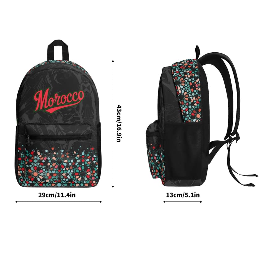 Sac à dos Morocco motif Zellige Marocain