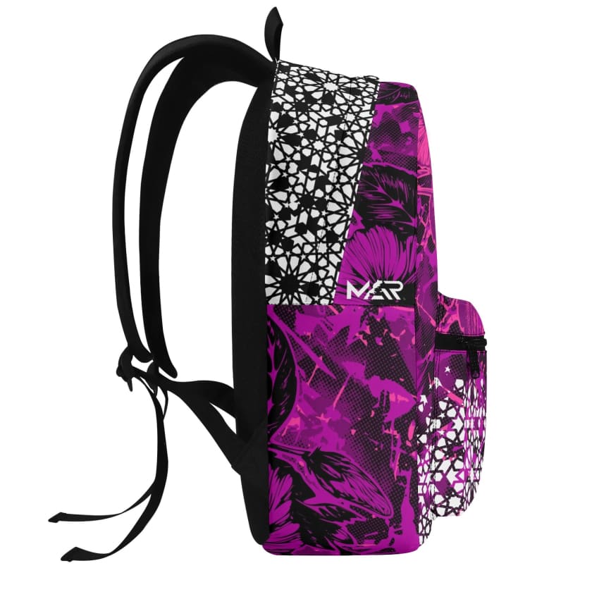 Sac à dos Morocco rose motif Zellige Marocain