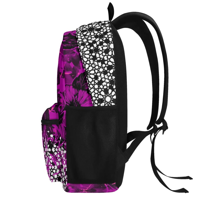 Sac à dos Morocco rose motif Zellige Marocain