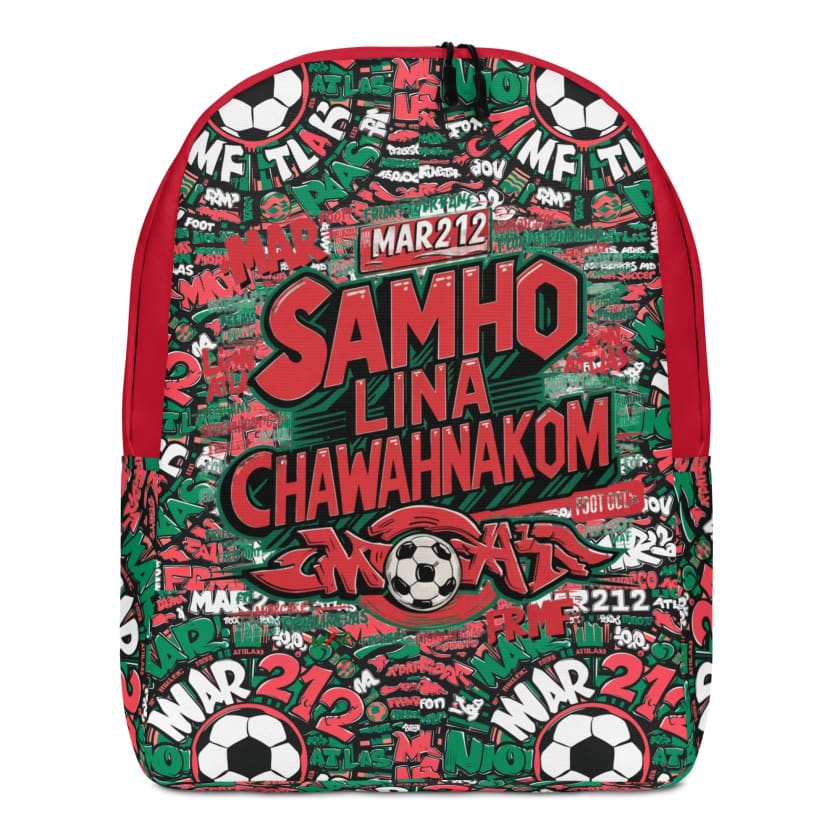 Sac à dos supporter Marocain citation foot