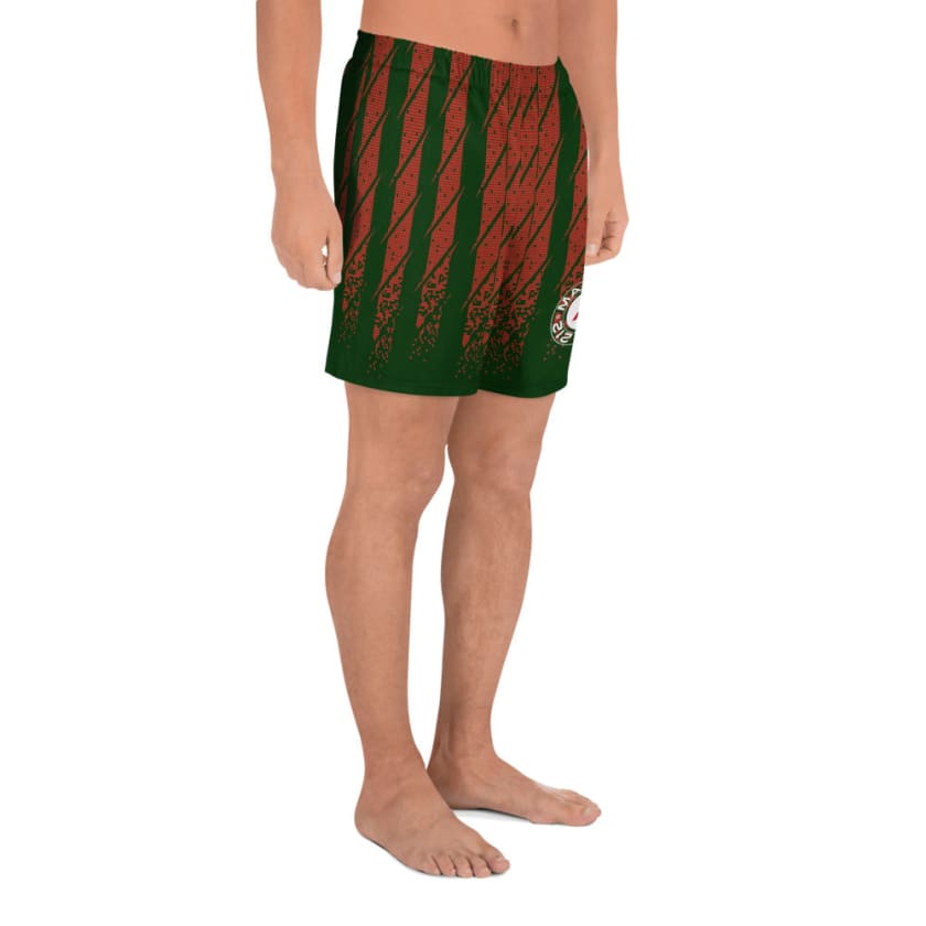 Short athlétique long Maroc vert unisexe