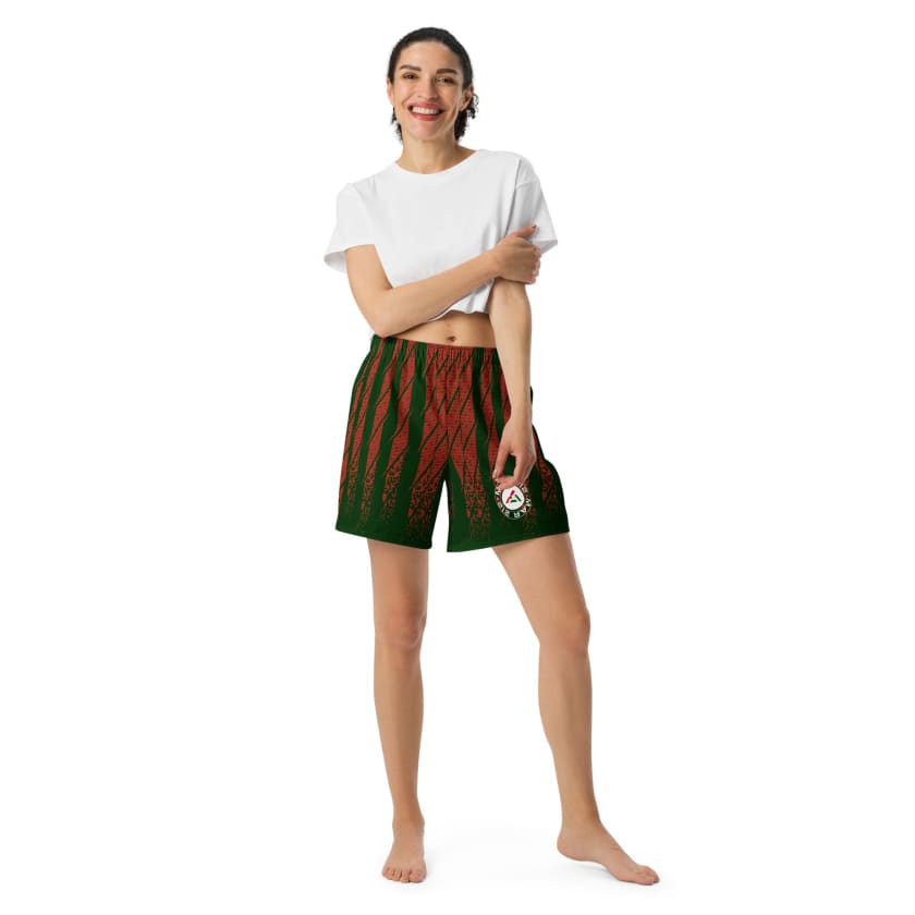 Short athlétique long Maroc vert unisexe