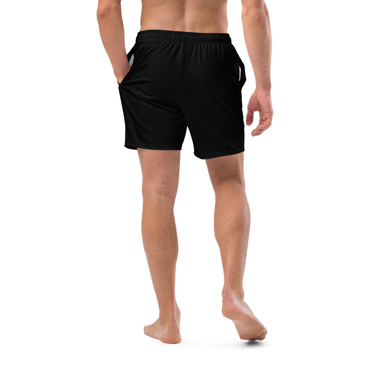 Short de bain MAR drapeau Maroc noir homme