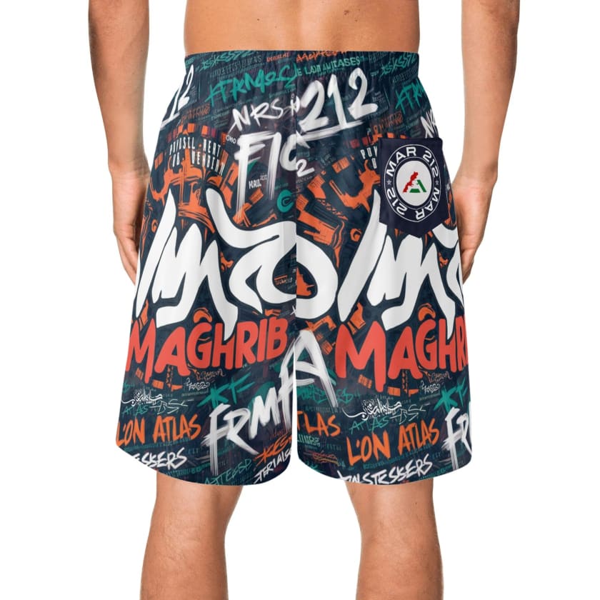 Short de plage hawaïen léger Lion Atlas