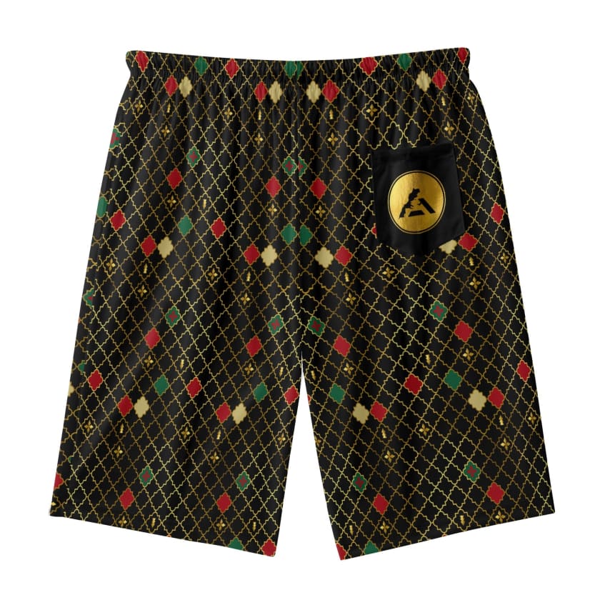 Short de plage hawaïen léger pour hommes