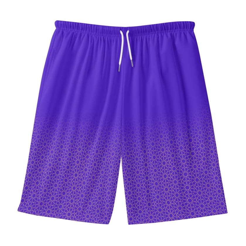 Short de plage hawaïen léger Violet CAN 2024 Collection