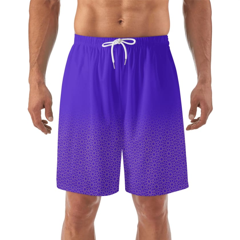 Short de plage hawaïen léger Violet CAN 2024 Collection