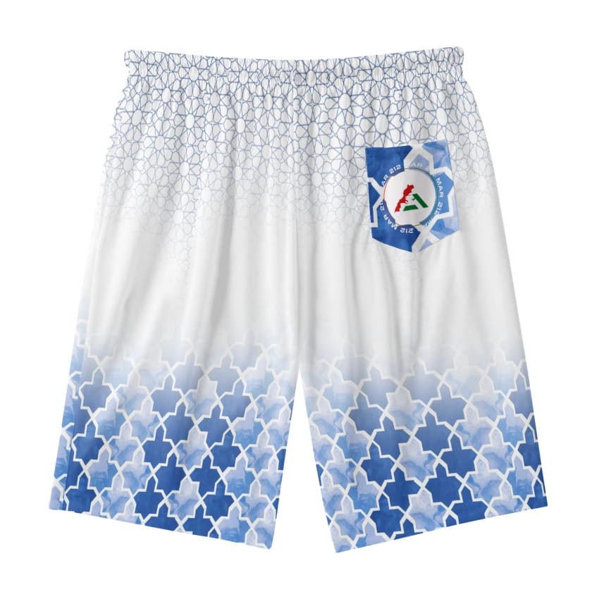 Short de plage hawaïen luxe Zellige MAR