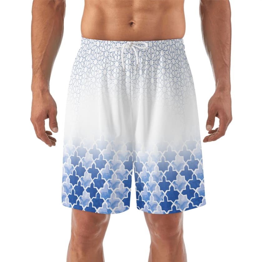 Short de plage hawaïen luxe Zellige MAR