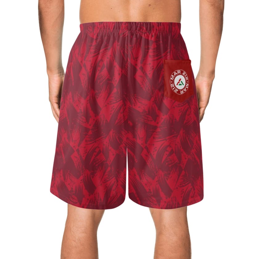 Short de plage hawaïen MAR212 léger pour hommes