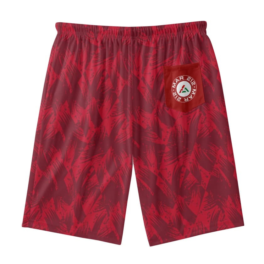 Short de plage hawaïen MAR212 léger pour hommes