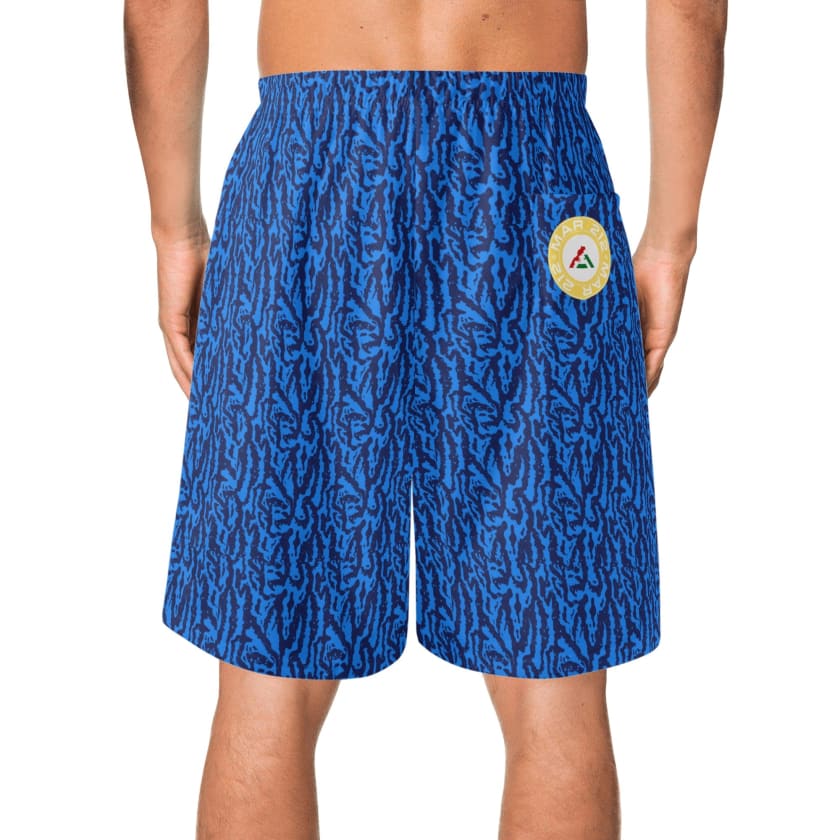 Short de plage hawaïen MAR212 léger pour hommes