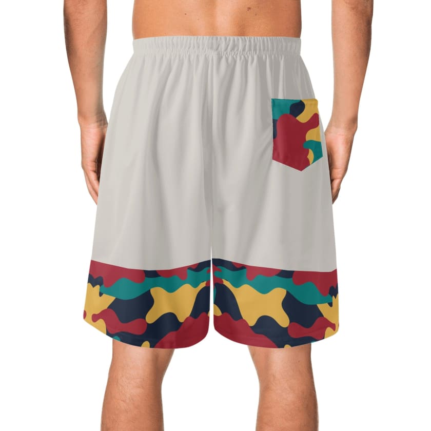 Short de plage MAR hawaïen léger pour hommes