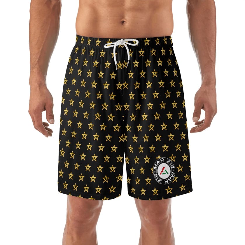 Short de plage MorocoStar hawaïen hommes