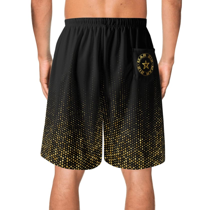Short MAR-FULL-GOLD hawaïen léger pour hommes