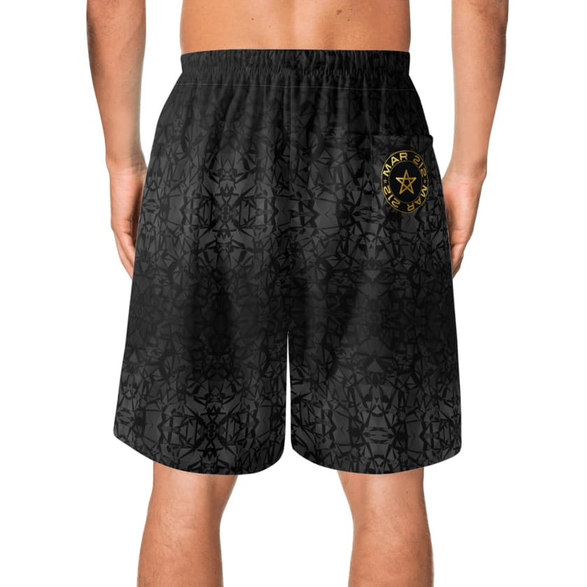 Short MAR hawaïen noir