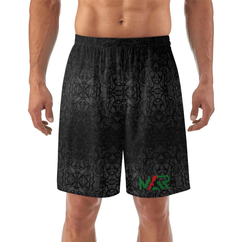 Short MAR hawaïen noir