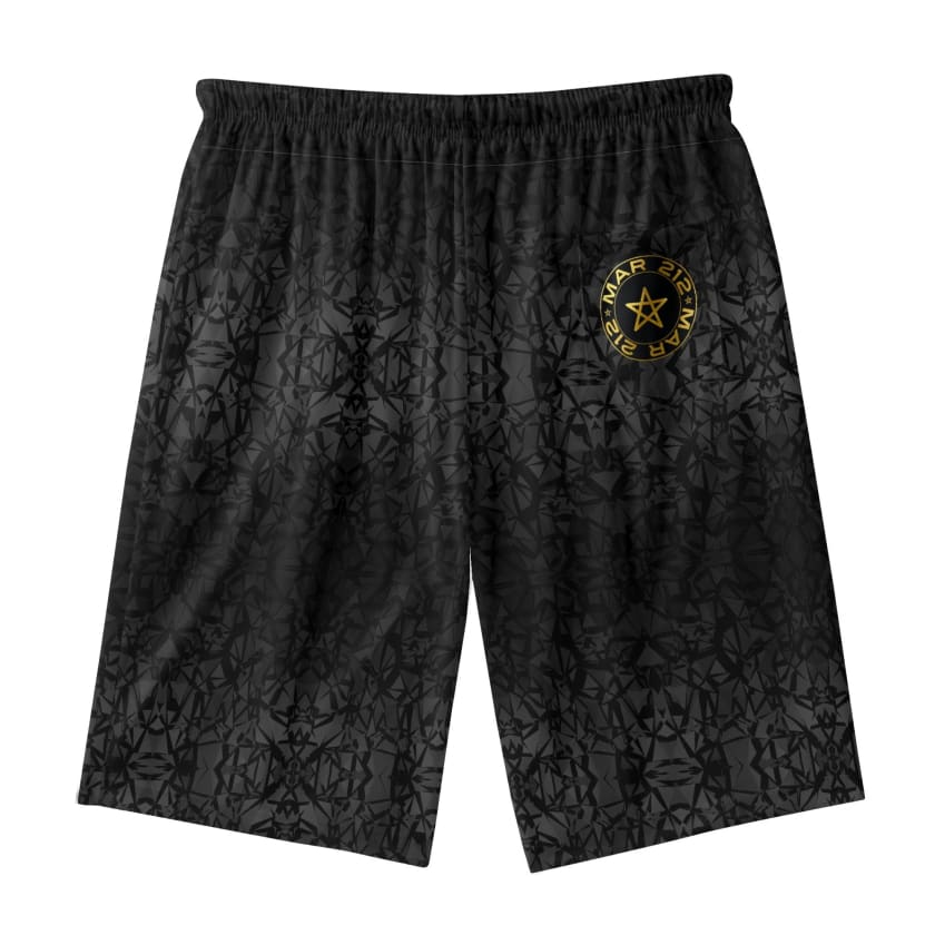 Short MAR hawaïen noir