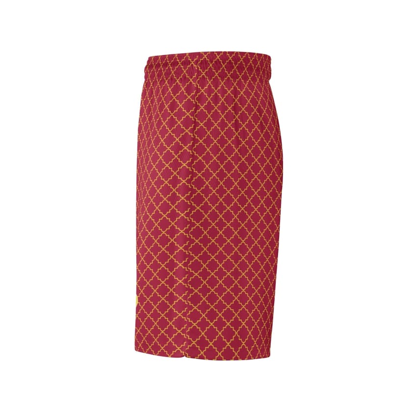 Short MAR Khzana mi-long bordeau