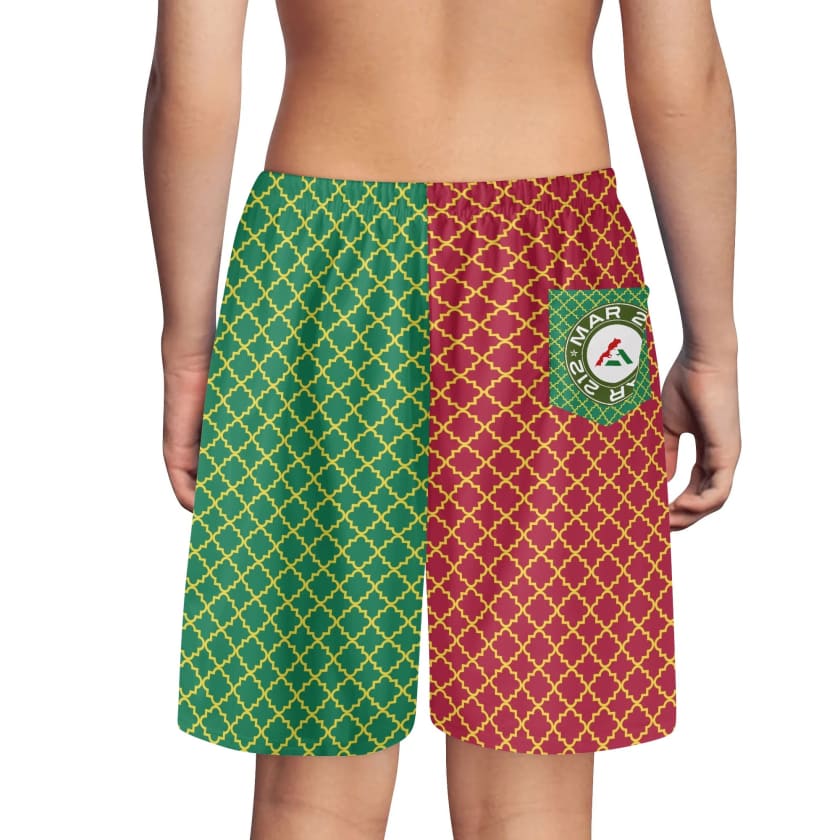 Short MAR KHZANA style hawaïen pour enfants