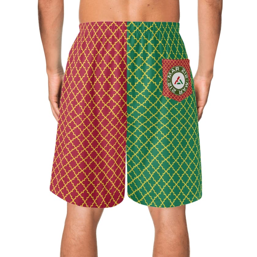 Short MAR KHZANA style hawaïen pour hommes