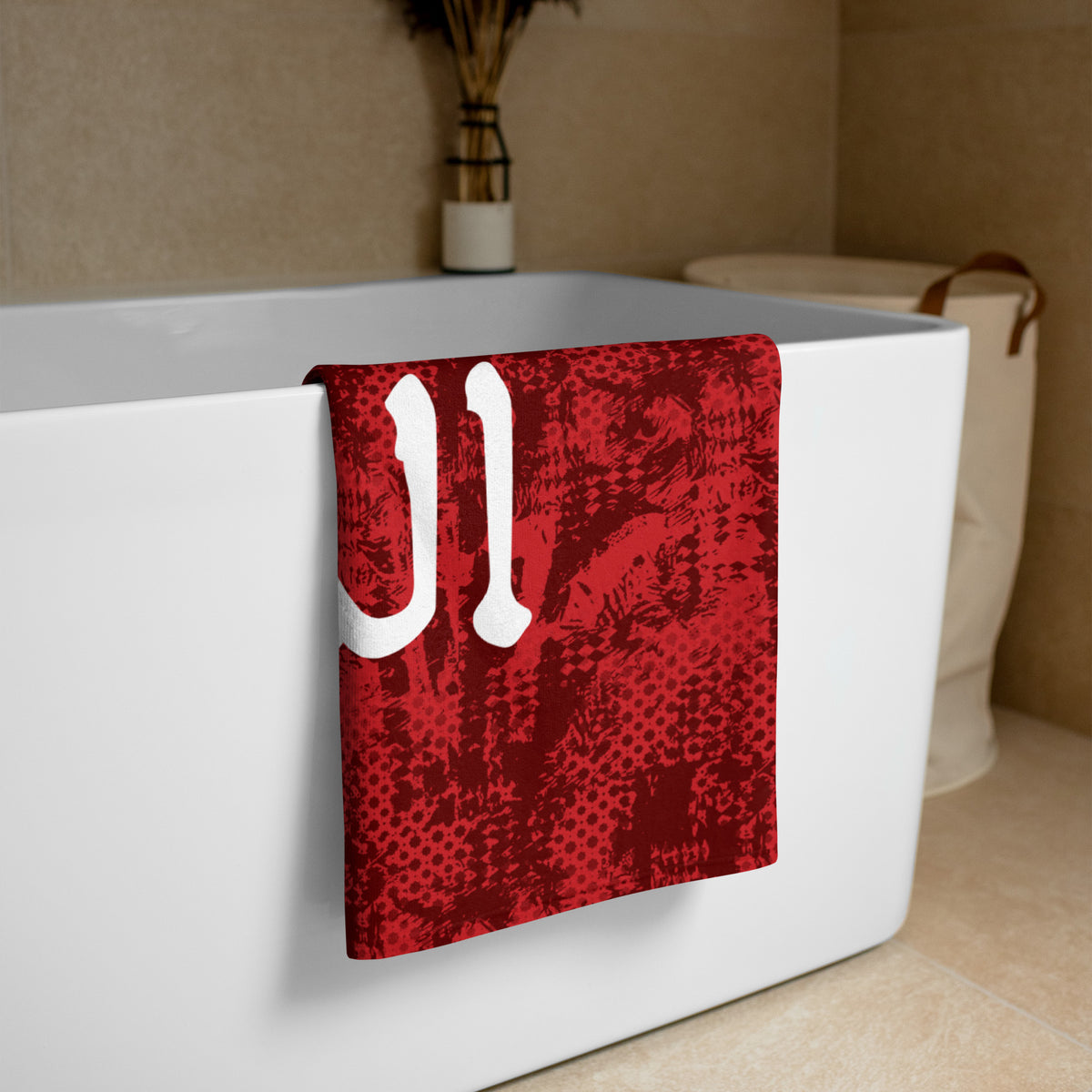 Drap de plage Almaghrib MAR rouge culture