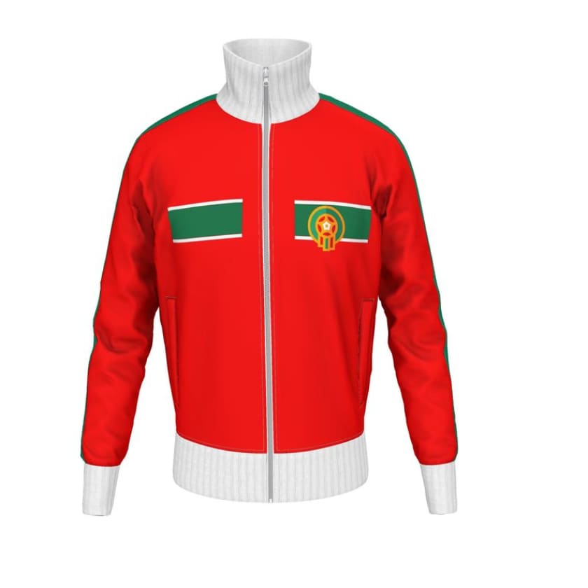 Survêtement foot Maroc 2023 Jacket Tracksuit Luxe Rouge